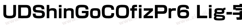 UDShinGoCOfizPr6 Lig字体转换